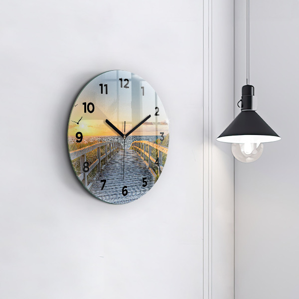 Orologio rotondo Vacanze al mare
