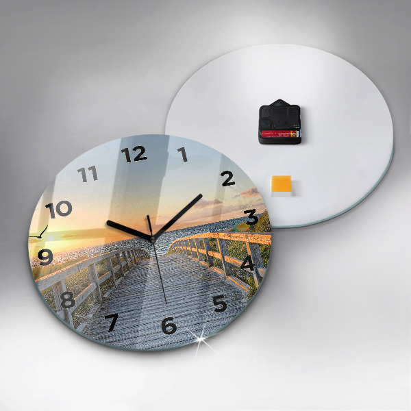 Orologio rotondo Vacanze al mare