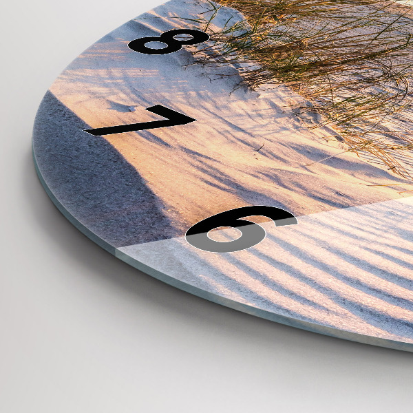 Orologio rotondo Tramonto sul mare