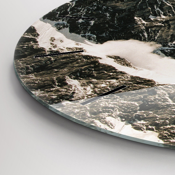 Orologio rotondo in vetro Monti Watzmann