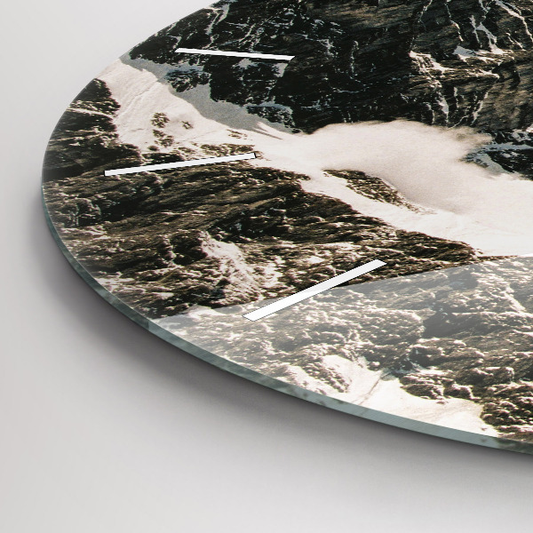Orologio rotondo in vetro Monti Watzmann