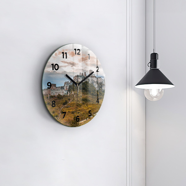 Orologio rotondo Castello di Spiš in Slovacchia