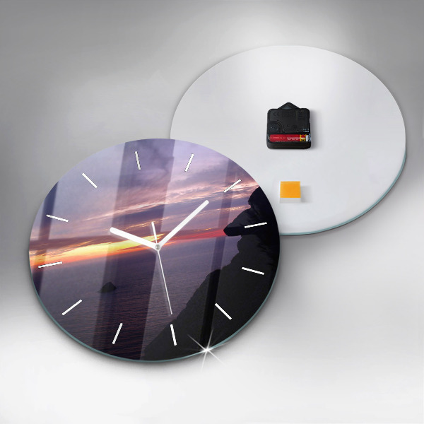 Orologio rotondo Testa di pietra