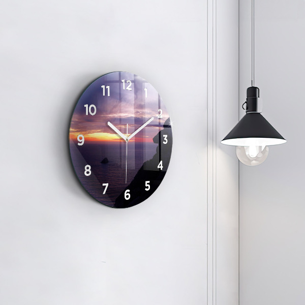 Orologio rotondo Testa di pietra