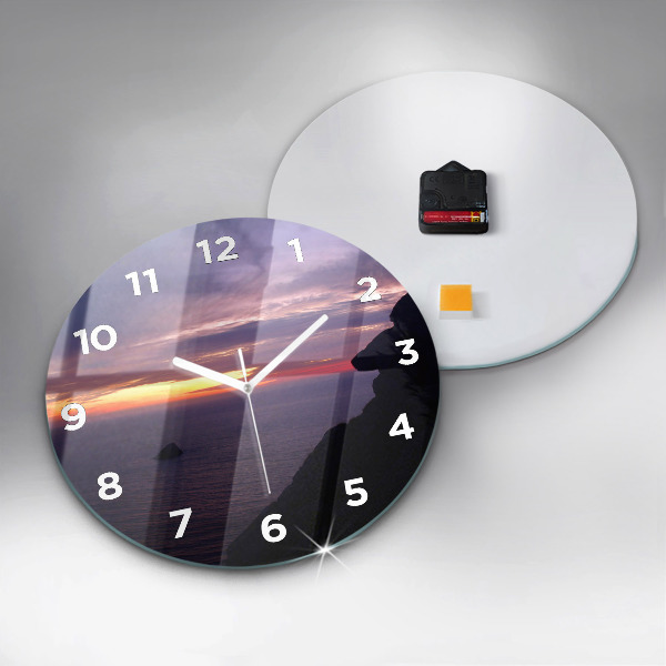 Orologio rotondo Testa di pietra