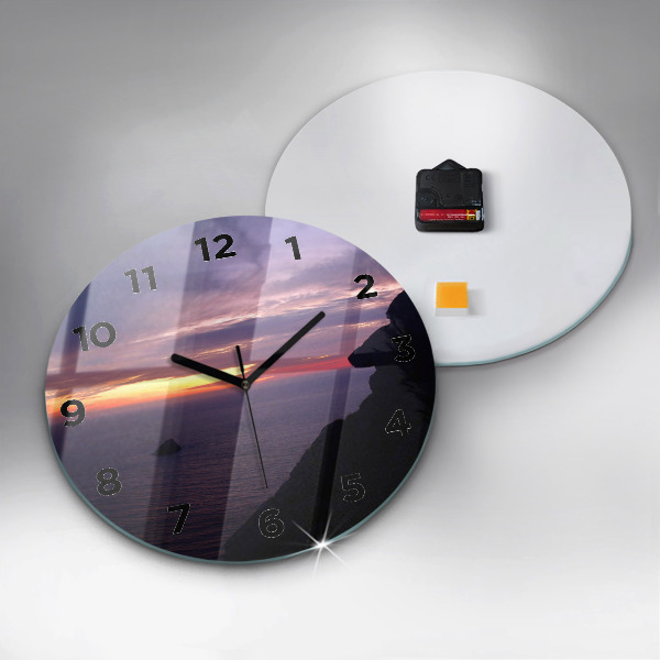 Orologio rotondo Testa di pietra