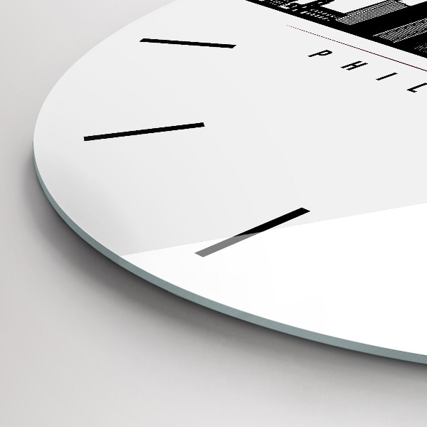 Orologio rotondo Illustrazione di Filadelfia