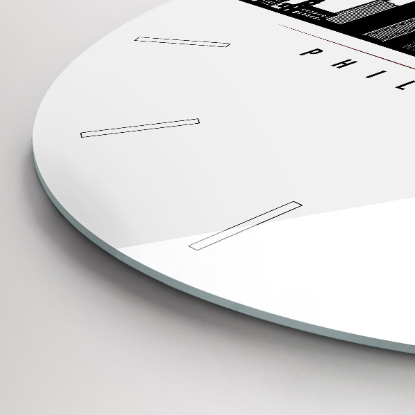 Orologio rotondo Illustrazione di Filadelfia