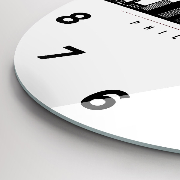 Orologio rotondo Illustrazione di Filadelfia