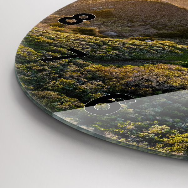 Orologio rotondo in vetro La strada per San Francisco