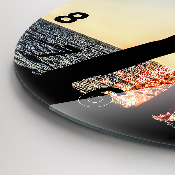 Orologio rotondo Danza spagnola in mare