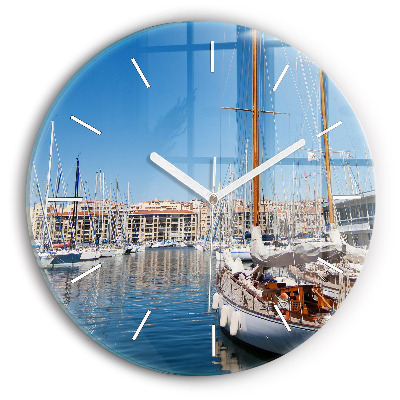 Orologio rotondo Marina a Marsiglia Francia