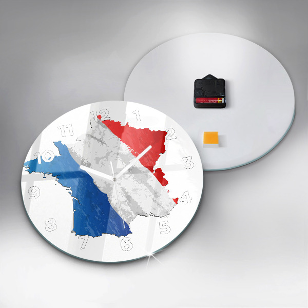 Orologio rotondo Bandiera della Francia