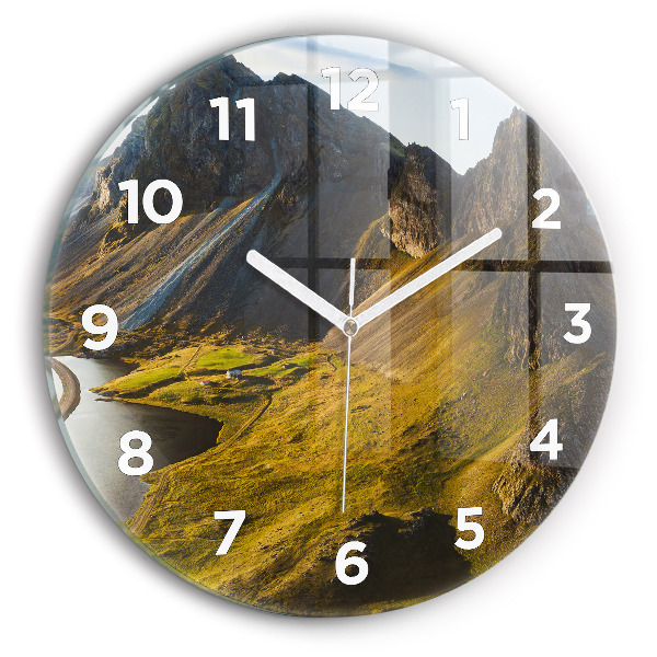 Orologio rotondo Strada in Islanda