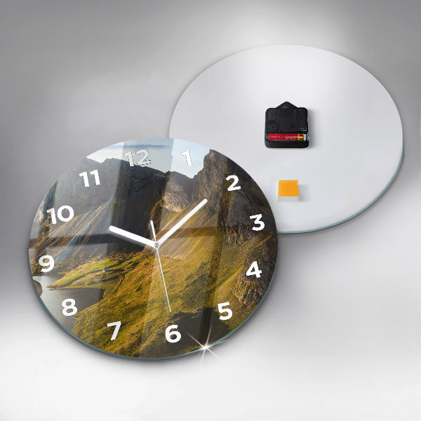Orologio rotondo Strada in Islanda