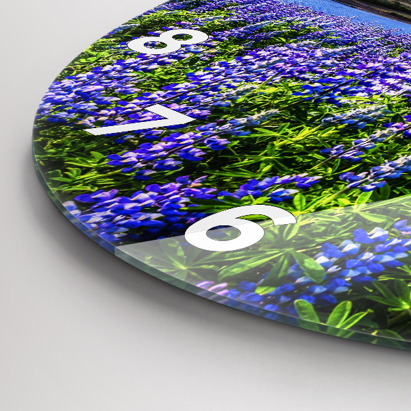 Orologio rotondo Vista sulle montagne Islanda