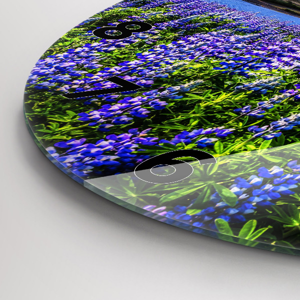 Orologio rotondo Vista sulle montagne Islanda