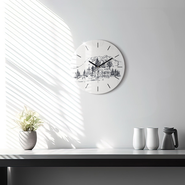 Orologio rotondo Città dei cartoni animati