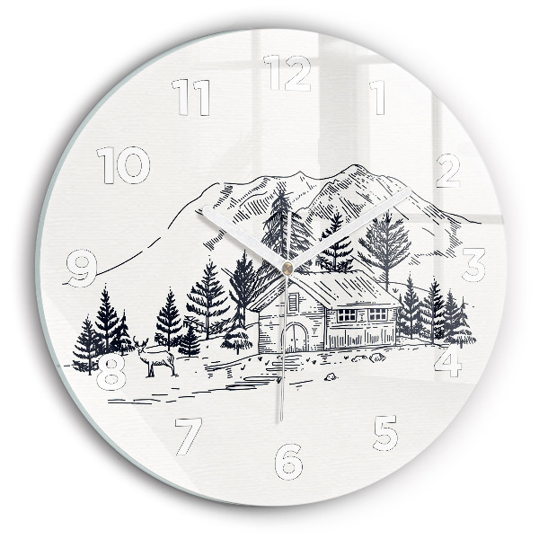 Orologio rotondo Città dei cartoni animati