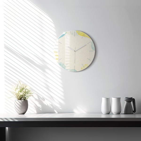 Orologio rotondo in vetro Cornice modello