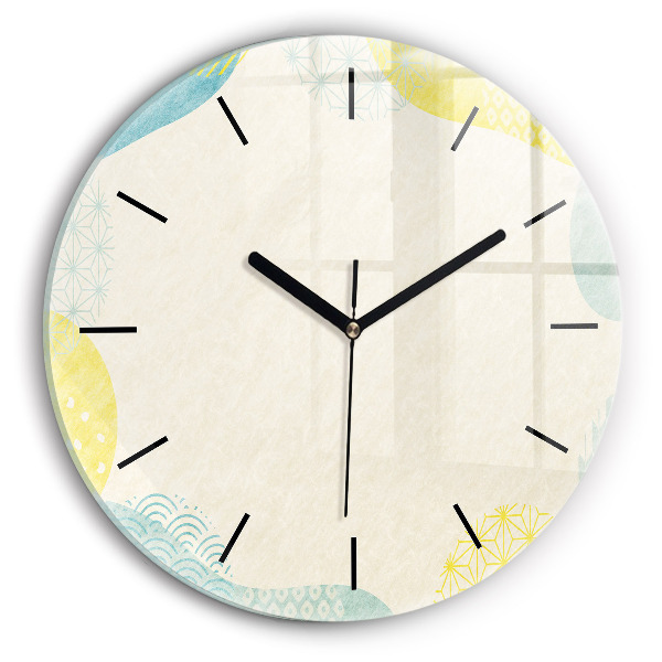Orologio rotondo in vetro Cornice modello