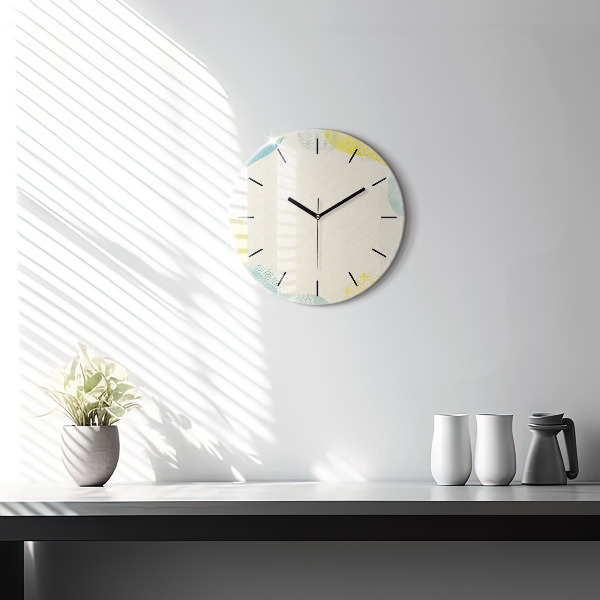 Orologio rotondo in vetro Cornice modello