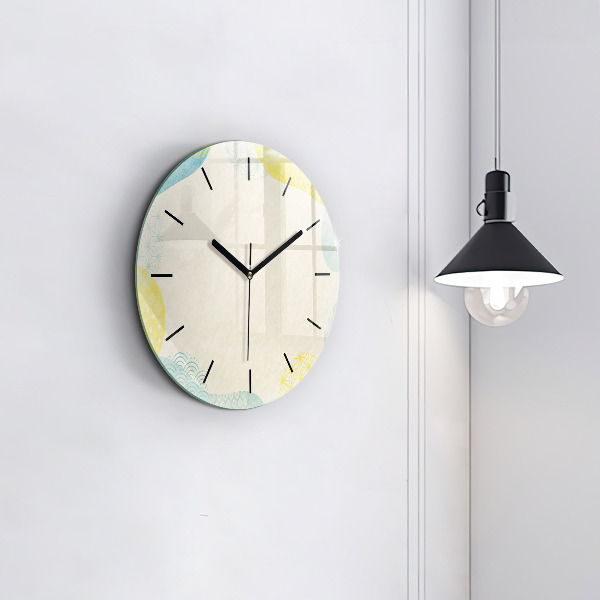 Orologio rotondo in vetro Cornice modello