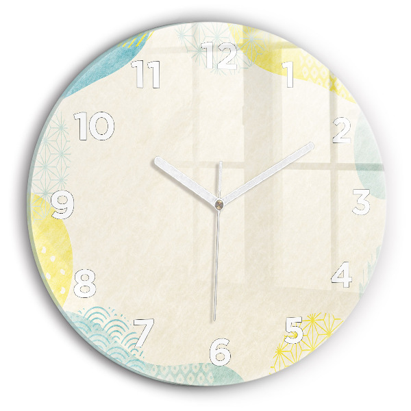 Orologio rotondo in vetro Cornice modello