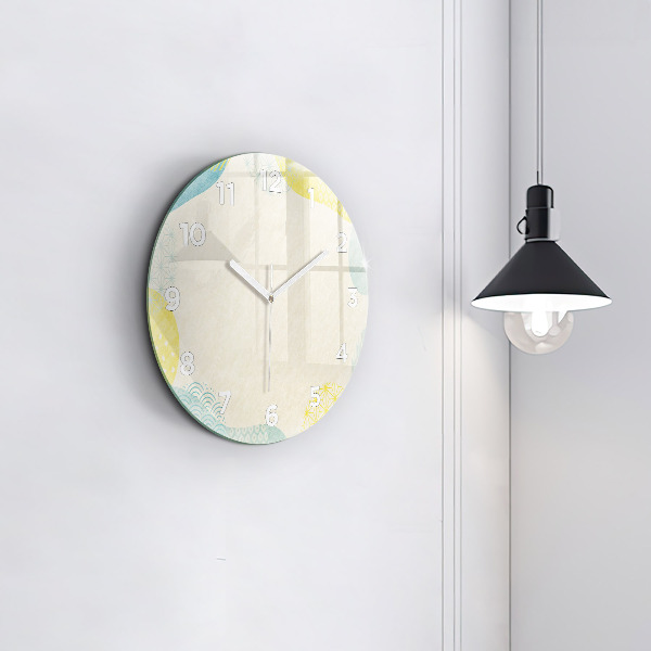 Orologio rotondo in vetro Cornice modello