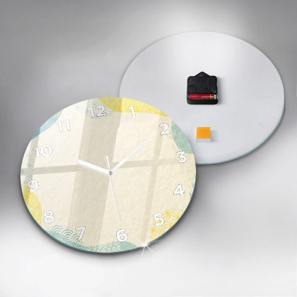 Orologio rotondo in vetro Cornice modello
