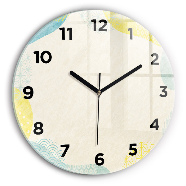 Orologio rotondo in vetro Cornice modello