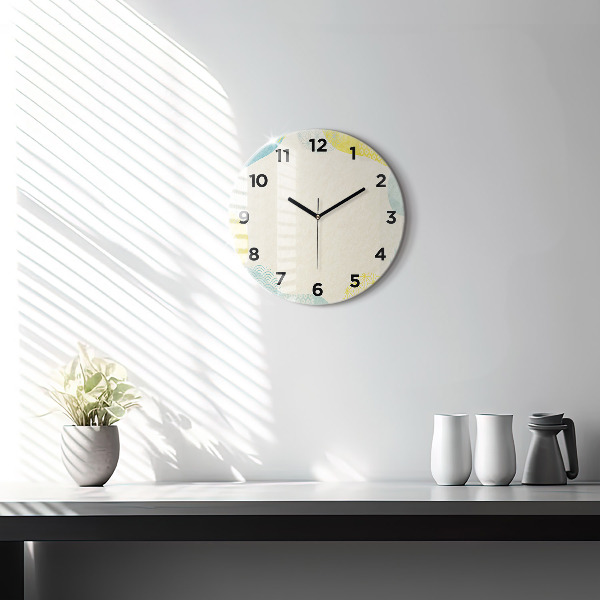 Orologio rotondo in vetro Cornice modello