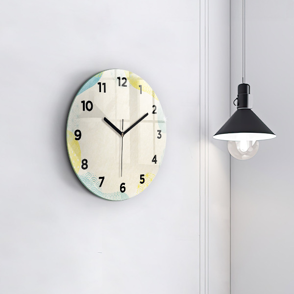 Orologio rotondo in vetro Cornice modello