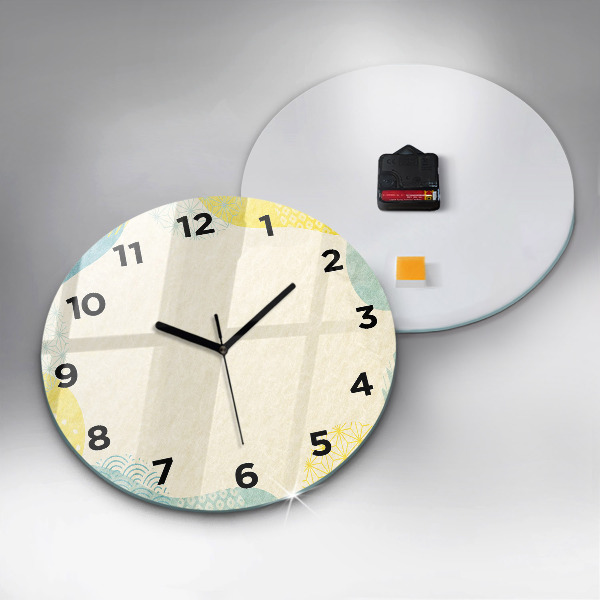 Orologio rotondo in vetro Cornice modello