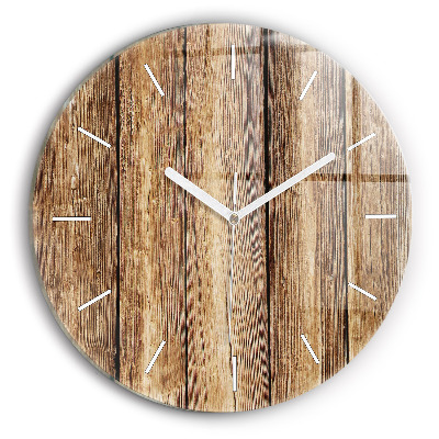 Orologio rotondo Tavole di legno