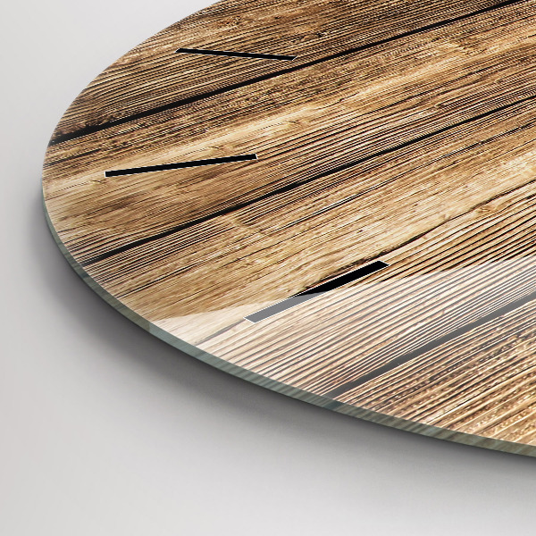 Orologio rotondo Tavole di legno