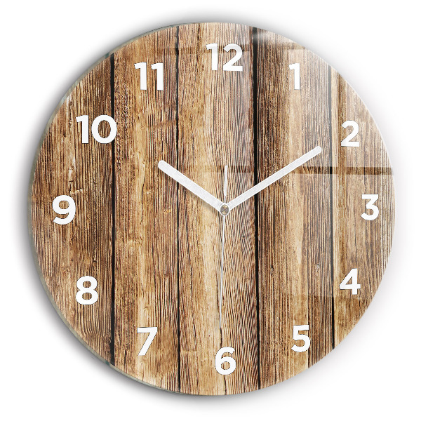 Orologio rotondo Tavole di legno