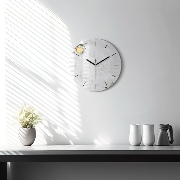 Orologio rotondo in vetro Olive minimaliste