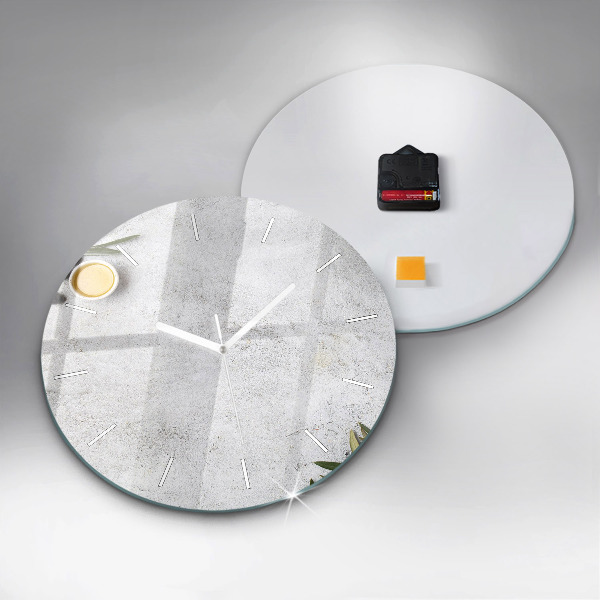 Orologio rotondo in vetro Olive minimaliste
