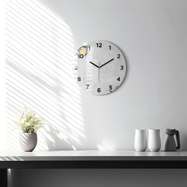 Orologio rotondo in vetro Olive minimaliste