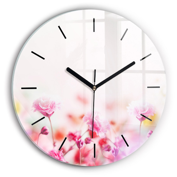Orologio rotondo Fiori nel prato