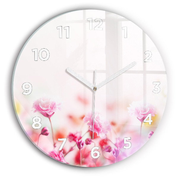 Orologio rotondo Fiori nel prato