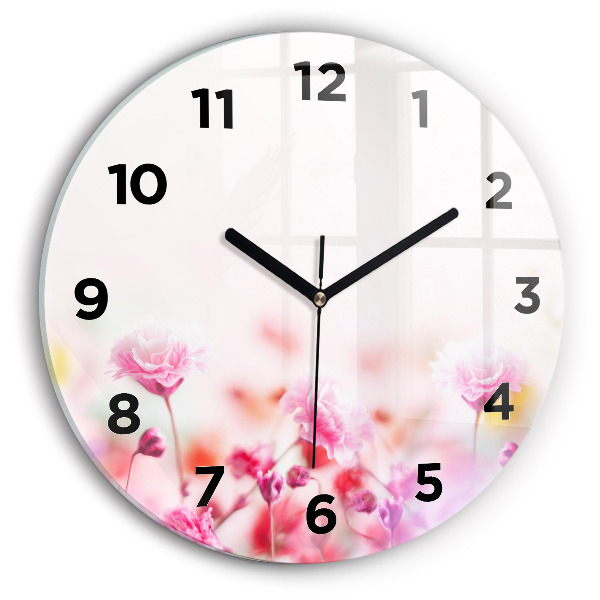 Orologio rotondo Fiori nel prato