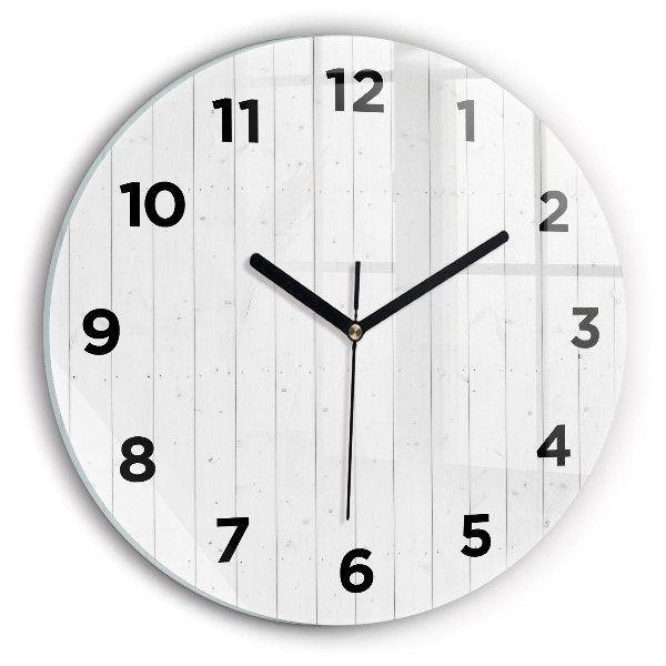 Orologio rotondo Modello pannelli in legno