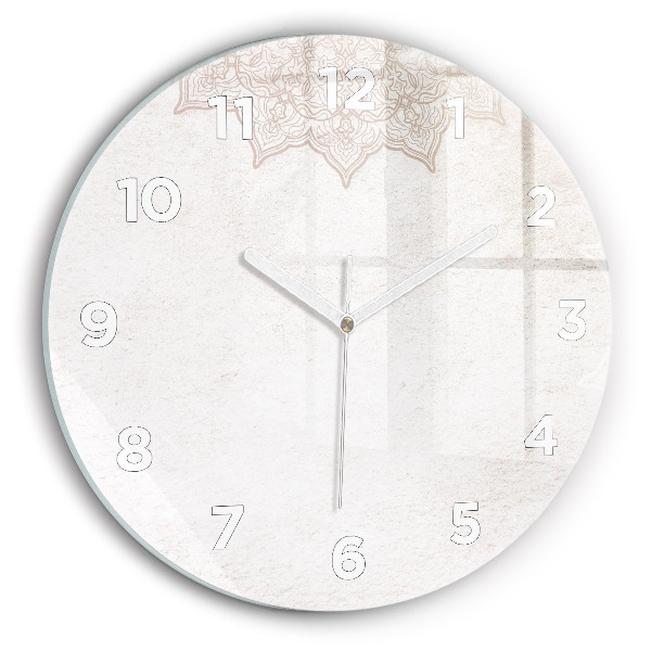 Orologio rotondo Motivo decorativo