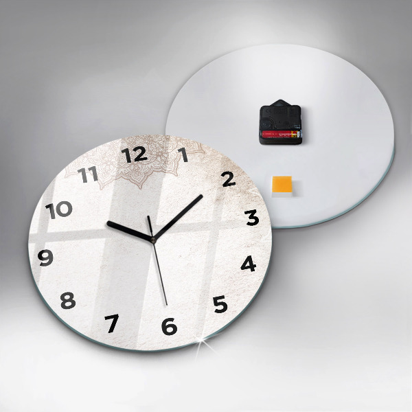 Orologio rotondo Motivo decorativo