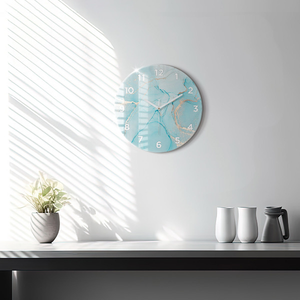 Orologio rotondo Marmo decorativo