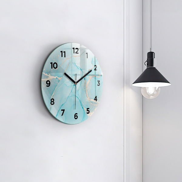 Orologio rotondo Marmo decorativo