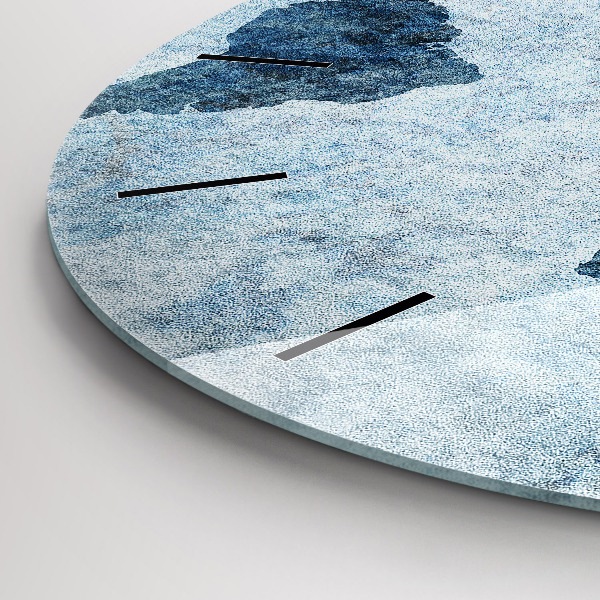 Orologio rotondo Mappa del mondo dipinta