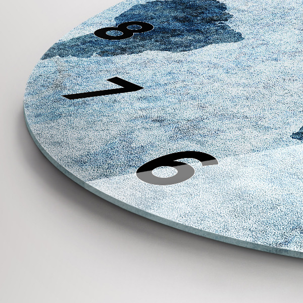 Orologio rotondo Mappa del mondo dipinta